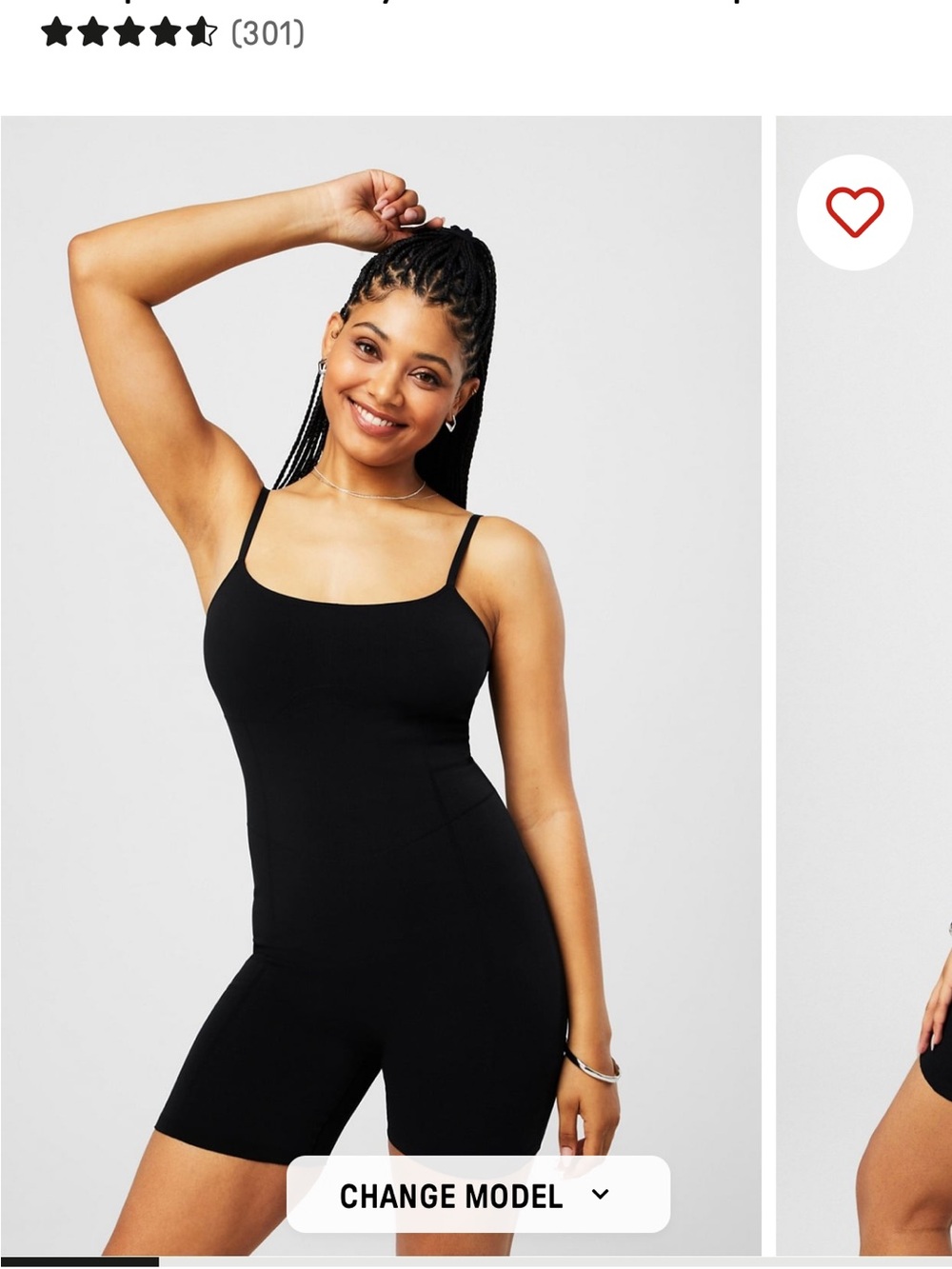 Fabletics SculptKnit® Barely There Short Jumpsuit